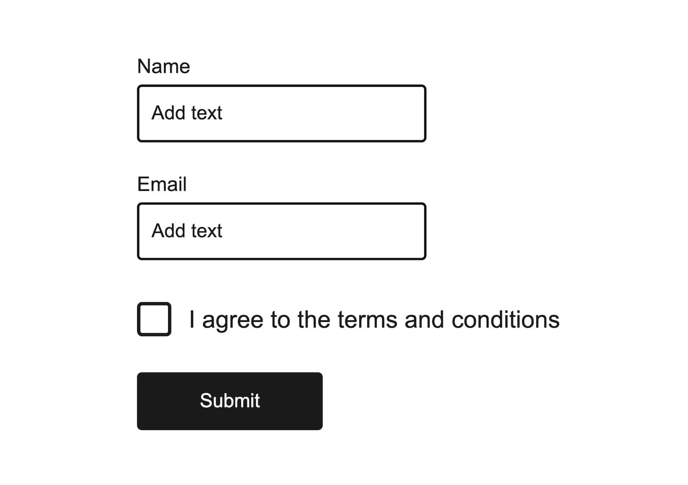 Use checkboxes in forms where the selection will only take effect upon submission.