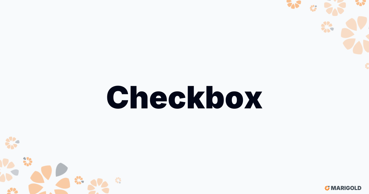Checkbox