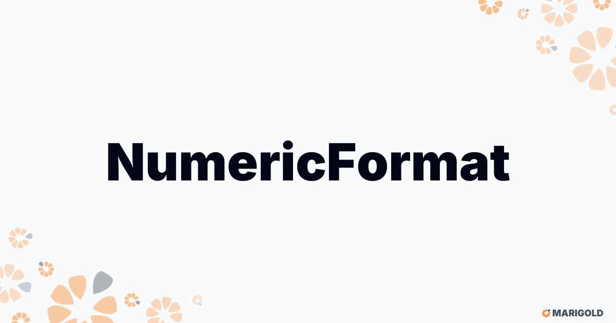 NumericFormat