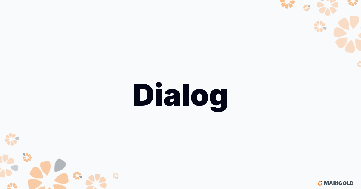 Dialog
