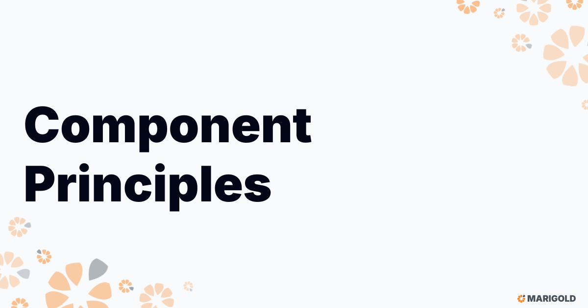 Component Principles