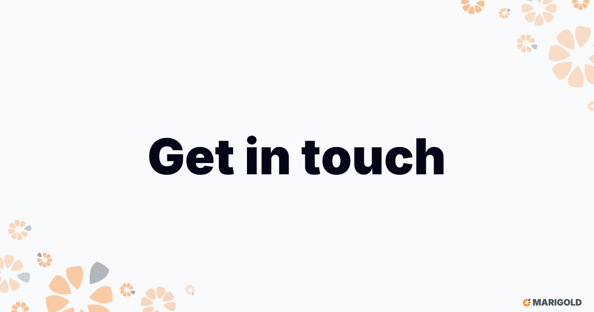 Get in touch