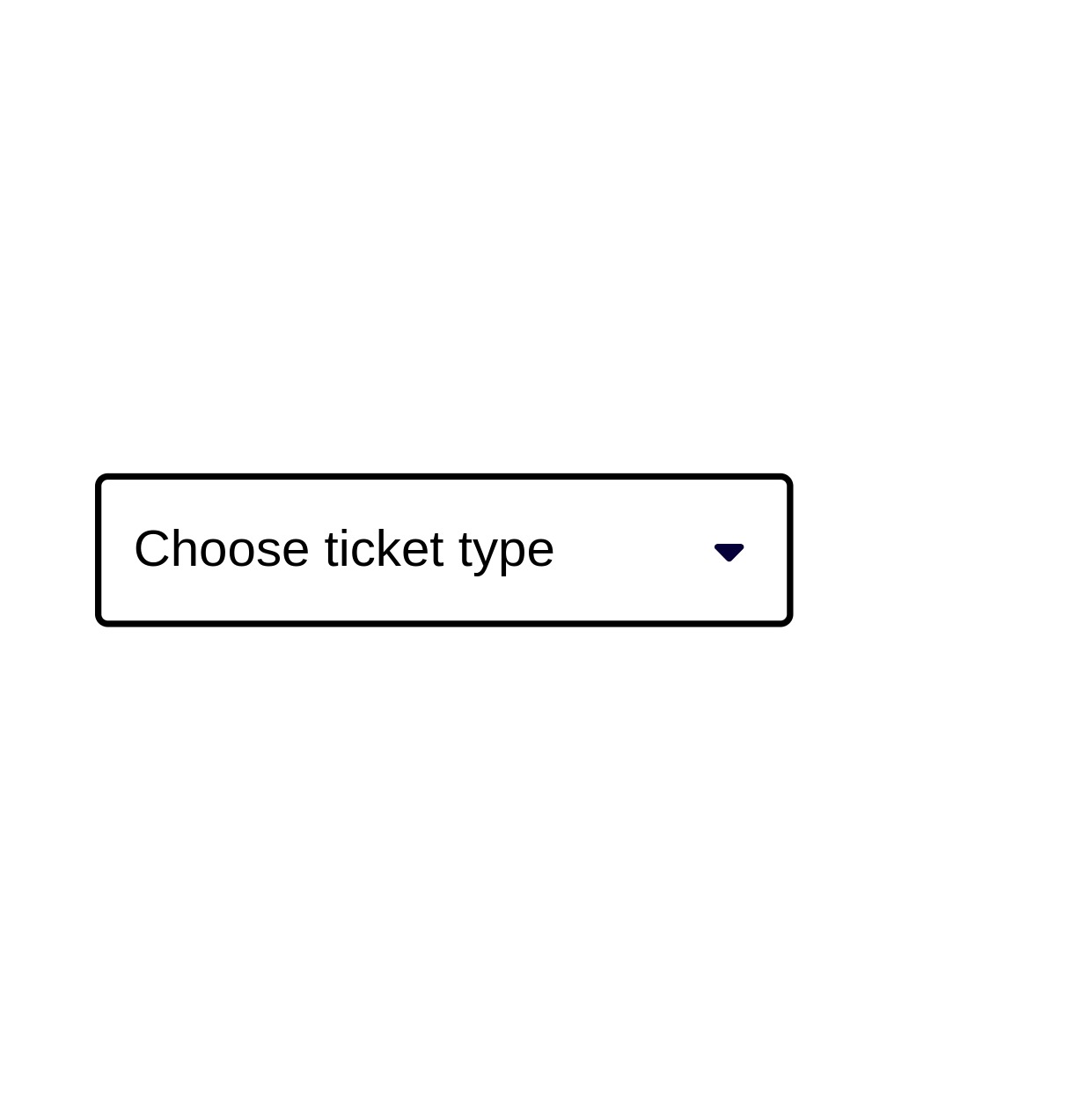 Use select component with long options.