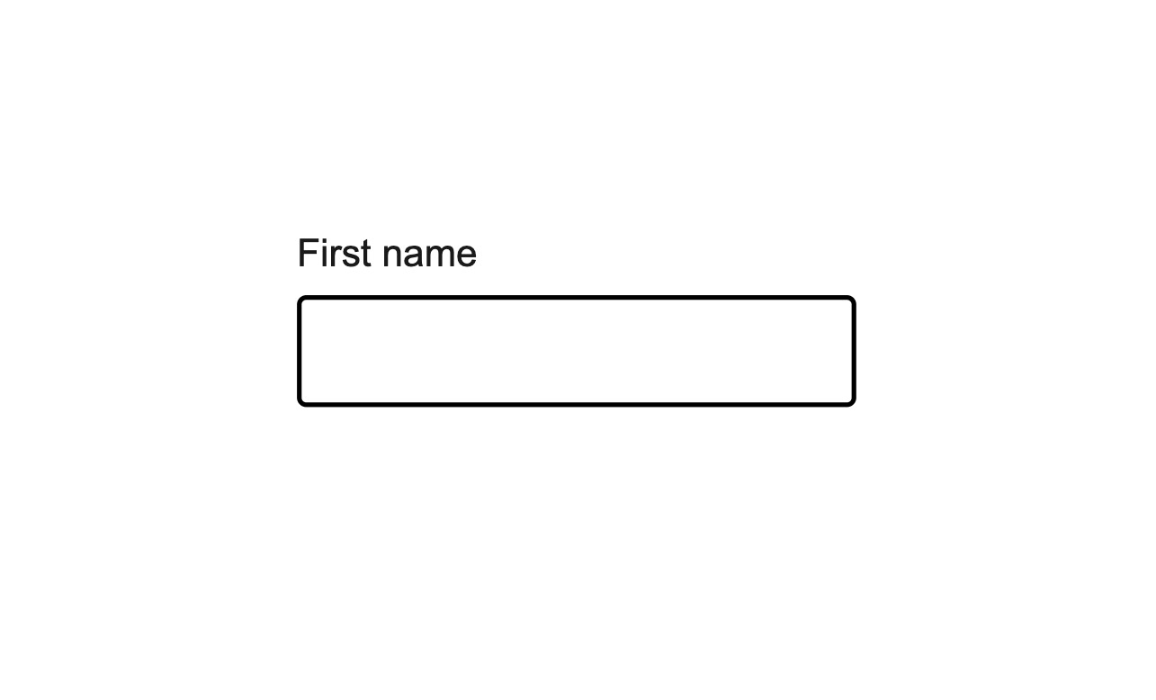 Do: Use short labels